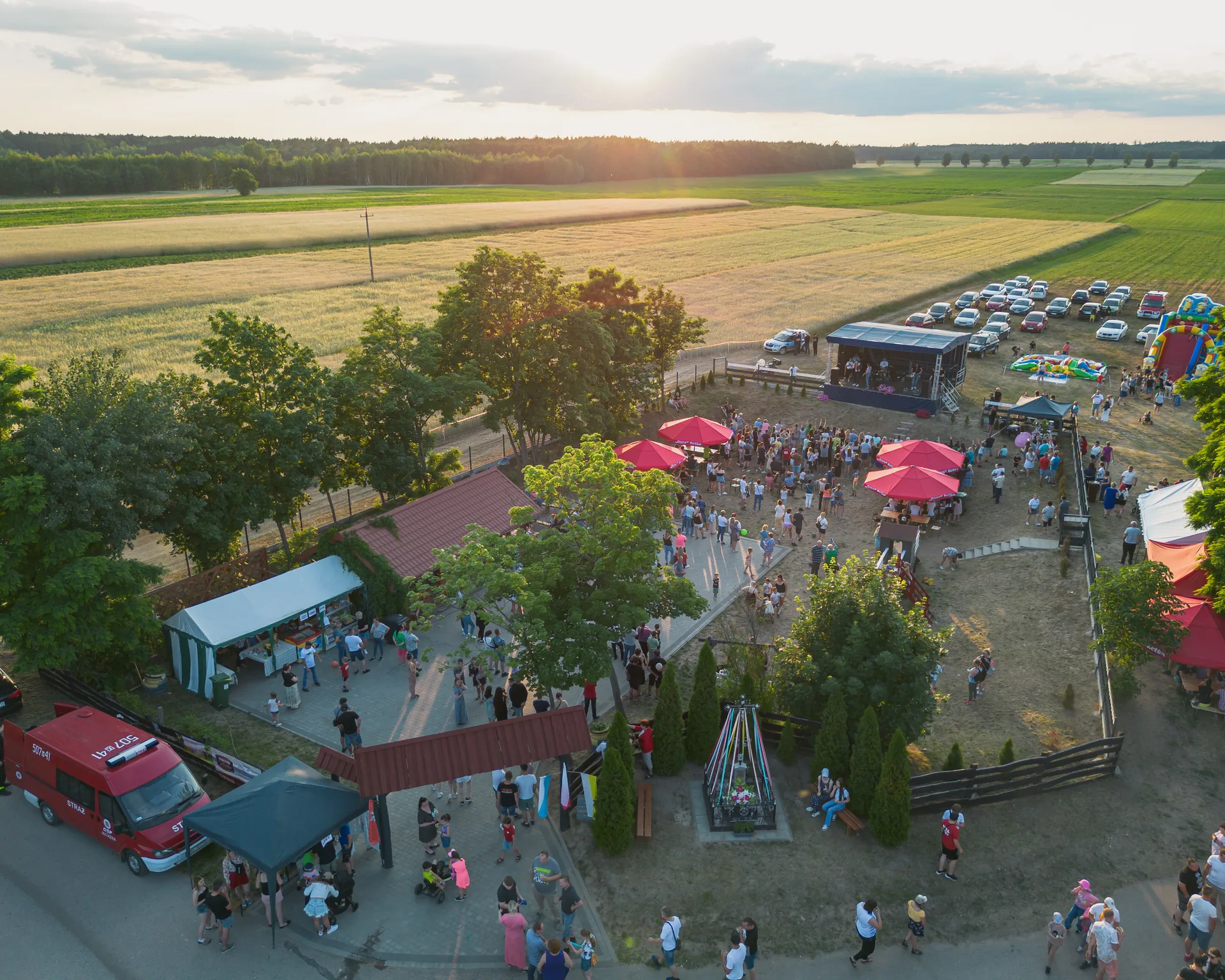 Ujęcie dronem – event